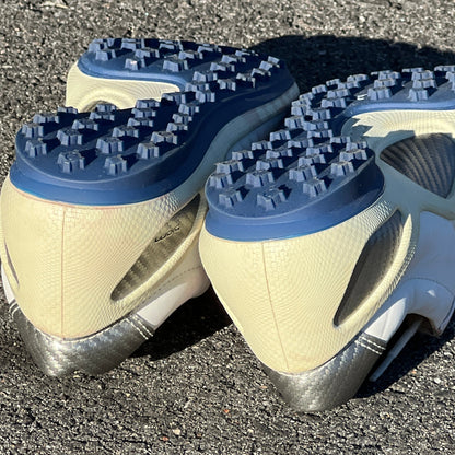 Men’s Ecco  Biom Natural Motion Spikeless Golf Shoes 45EU -White/Blue- Hydromax Leather