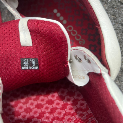 Men’s Ecco  Premier Cleat-less Golf Shoe 45EU •White/ Grey• Hydromax  Leather