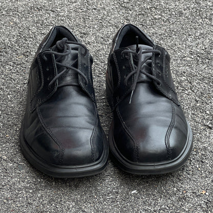 Men’s Ecco Dress Oxford 45EU Black  Leather- Made in Portugal