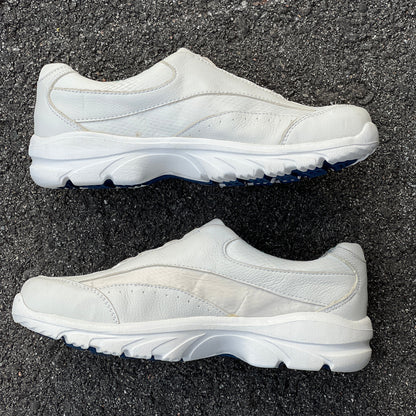 Women's  NURSE MATES  •Sami•  Slip-on Athletic 9.5M  White Leather