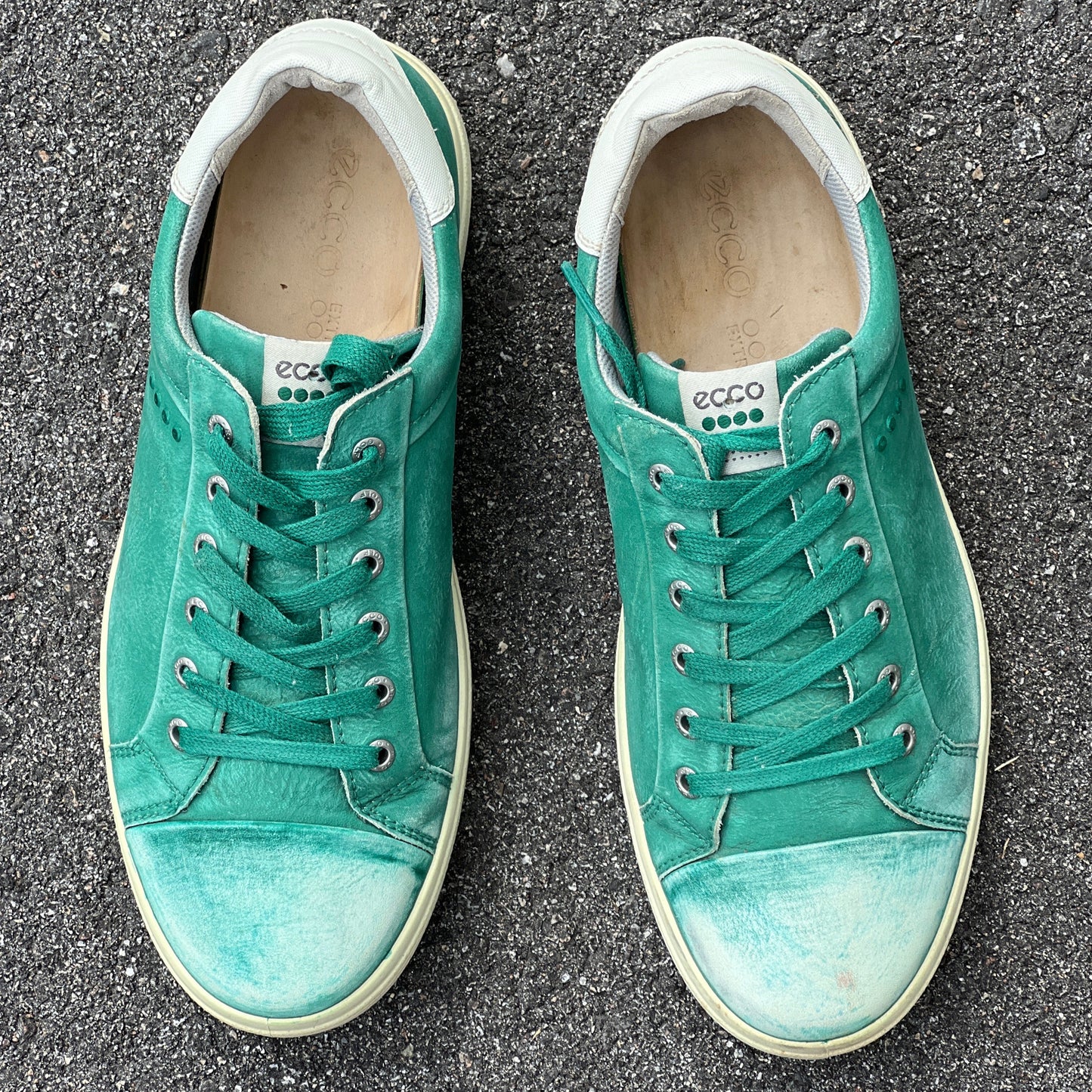 Men’s Ecco •Fred Couples Masters• Street Premier Cleat-less Golf Shoe 44EU • Green Hydromax Leather