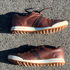 Men’s Ecco Street Premier Cleat-less Golf Shoe 46EU • Brown Reptile Embossed Hydromax  Leather