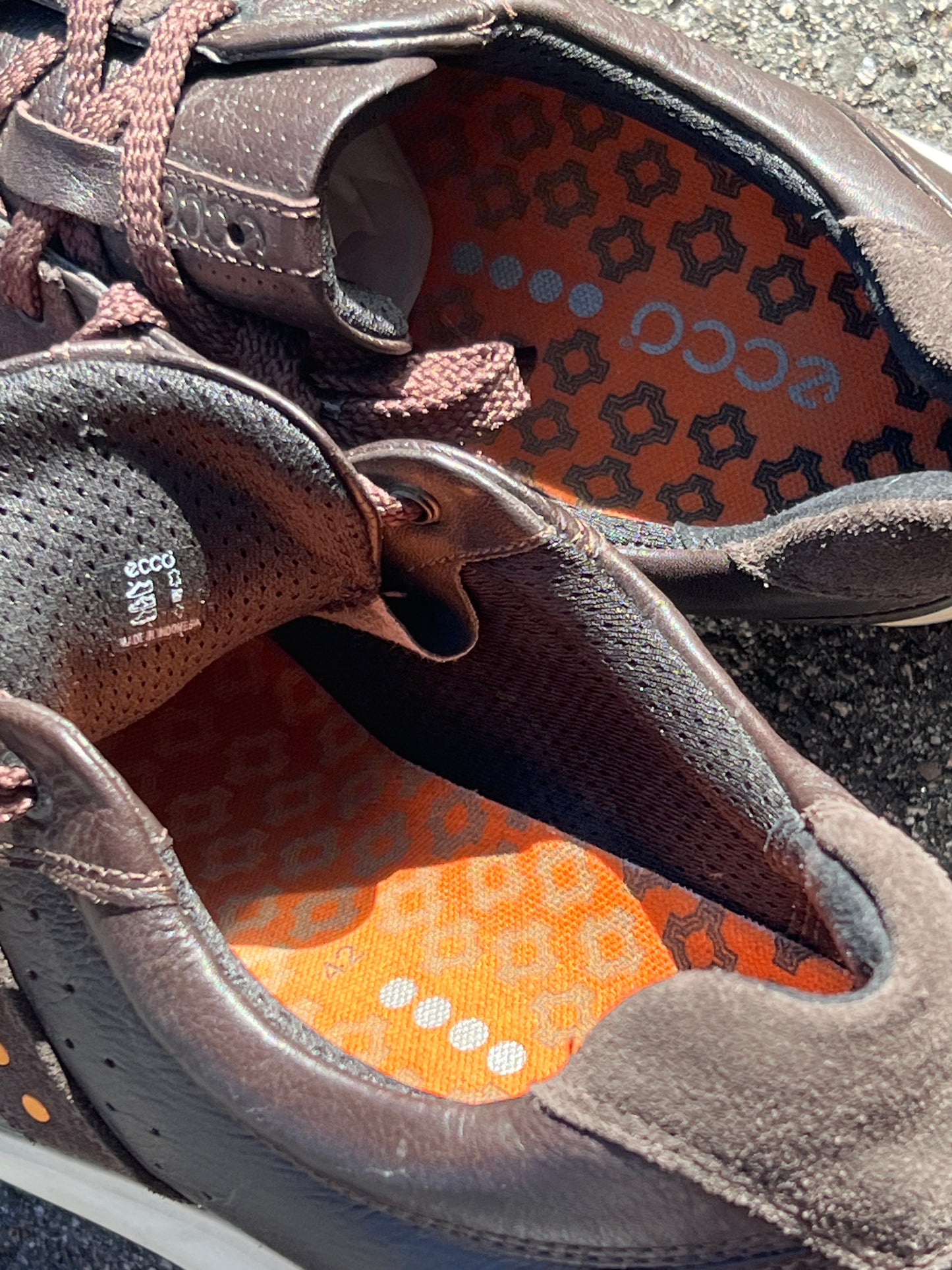 Men’s Ecco Street Premier Cleat-less Golf Shoe 42EU •Black/Citron• Leather