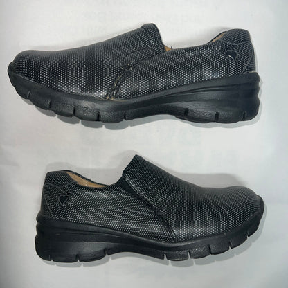 Women’s Nurse Mates London Gored Slip-on 6 1/2W Black Sparkle Leather