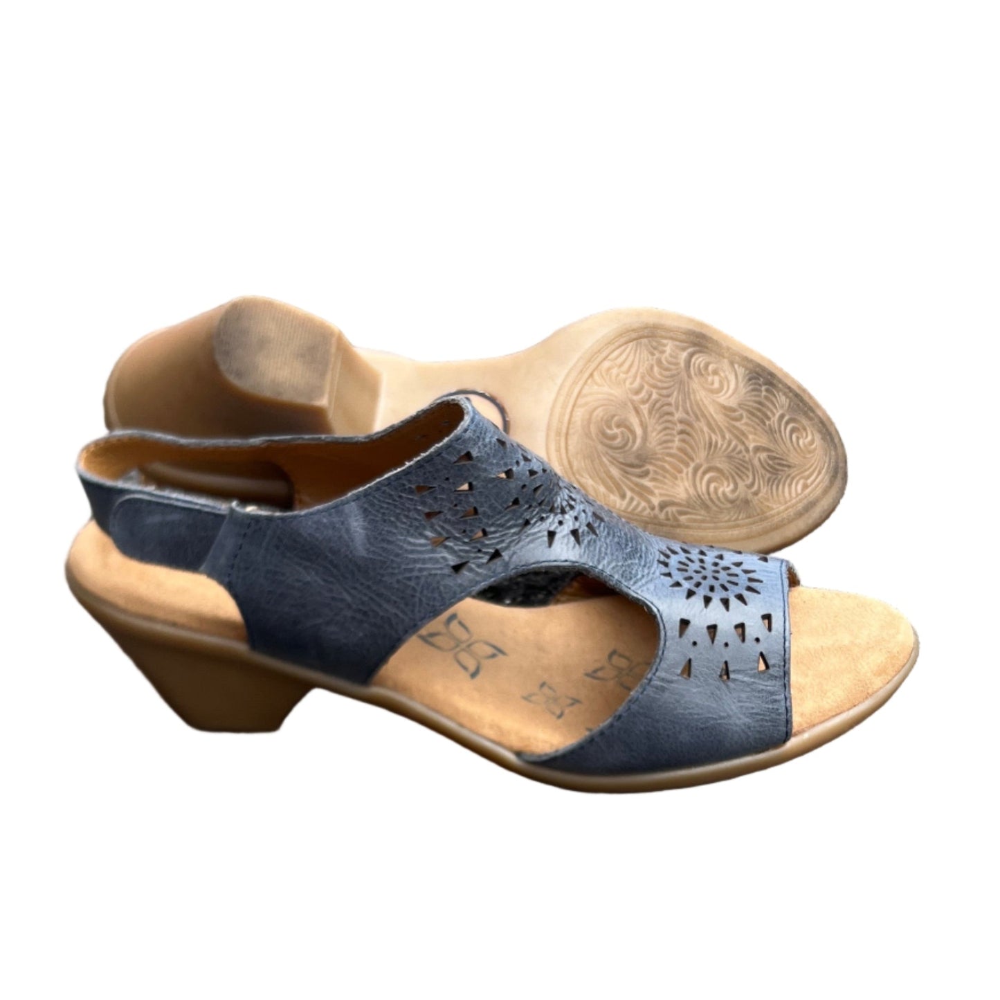Women’s Comfortiva Felda Sandal 8M blue leather