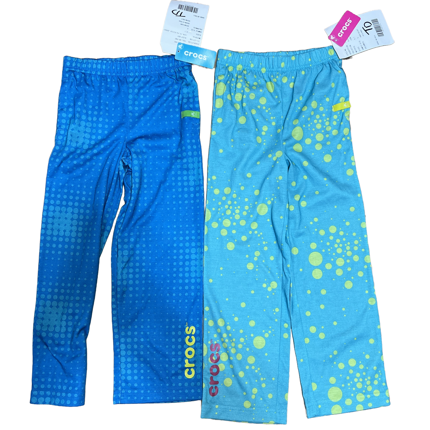 2 pair Children's Crocs  Pull-on Sleep Pant - Size 5