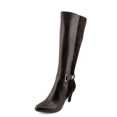 ELLEN TRACY Women's Crush Boot - Black Leather - - ShooDog.com