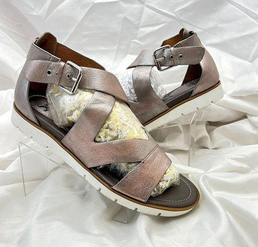 Womens Sofft Maribel. Sandal Anthracite Leather - Preowned Sandals & Flip Flops