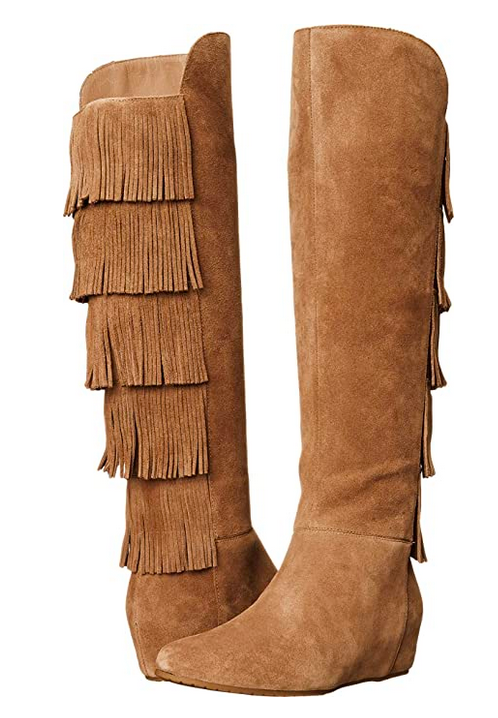 ISOLA Women's Tavora •Suede Leather • Tall Fringe Boot