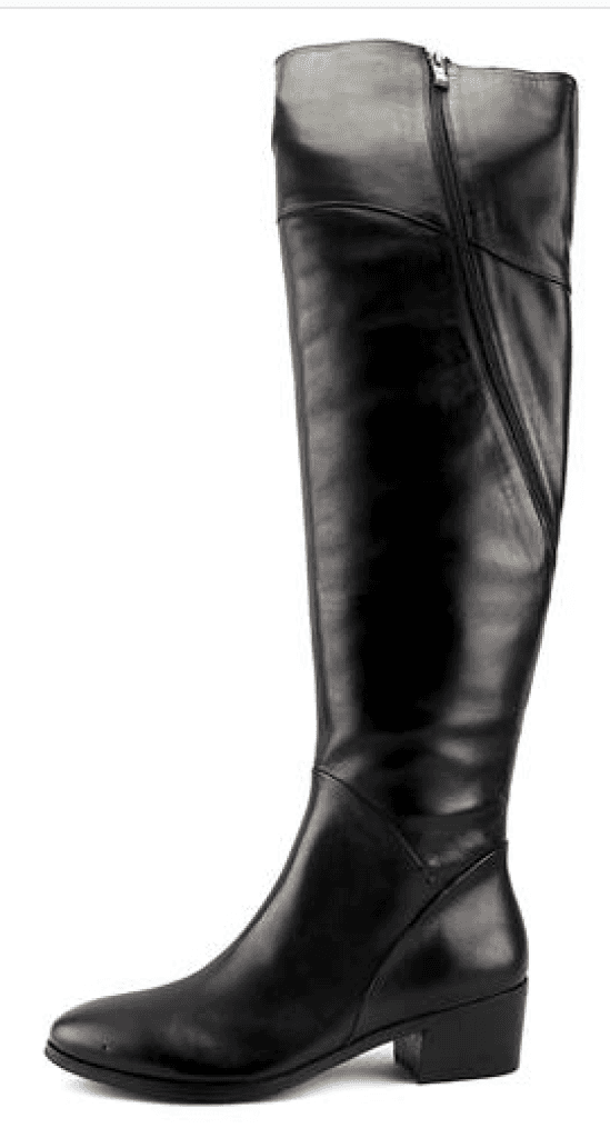 Everybody By BZ Moda  Women's •Jamila•  Over The Knee Boot - Black Leather - ShooDog.com