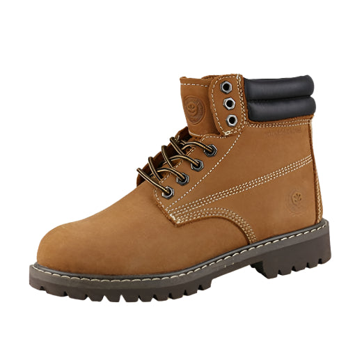 Men's JACATA 6" Classic Work Boot -  8602 Brown Nubuck - ShooDog.com