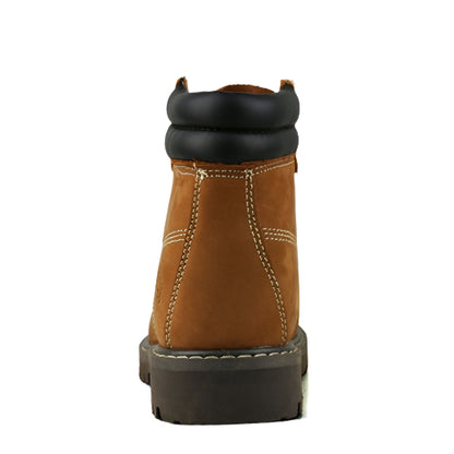 Men's JACATA 6" Classic Work Boot -  8602 Brown Nubuck - ShooDog.com